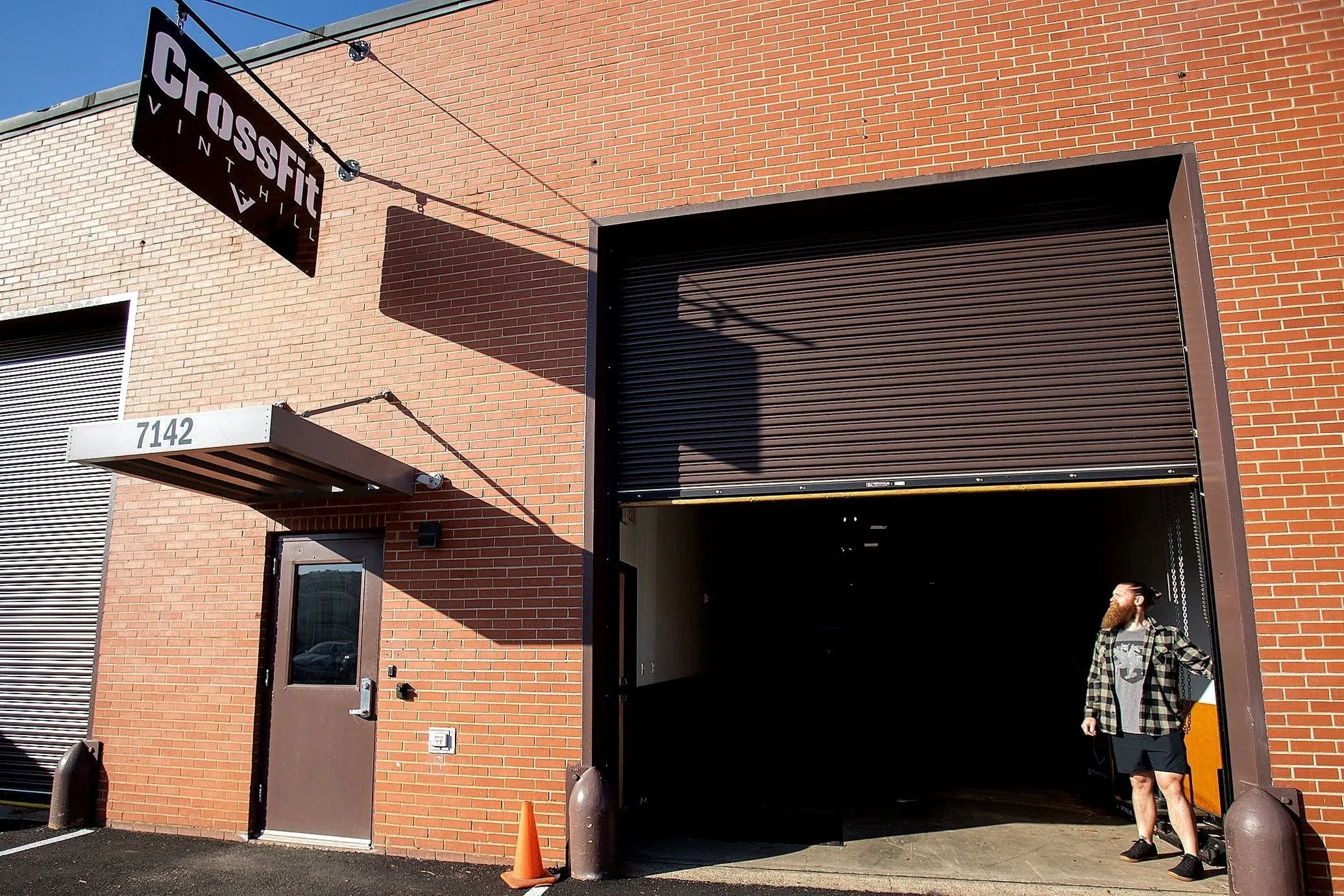 The front of the VHSP gym at 7142 Farm Station Road